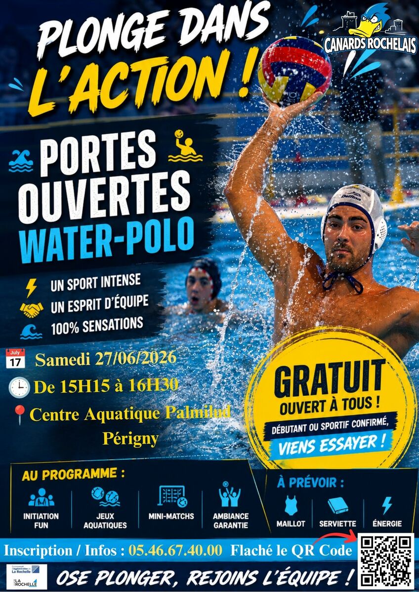 PORTES OUVERTES WATERPOLO LE 27 JUIN