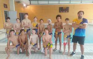 Les Canards gagnent le premier tournoi U13 Water-polo à Melle 