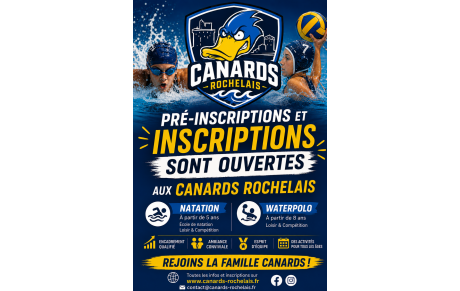 Pré-inscriptions et Inscriptions sont ouvertes